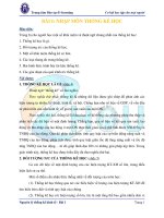 Bài giảng nguyên lý thống kê về kinh tế   eg20   Đại học mở hà nội