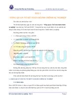 Bài giảng kế toán hành chính sự nghiệp   ac04   Đại học mở hà nội