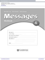messages 4 workbook