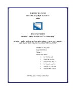 tiểu luận đề tài nhân tố ảnh hưởng đến hành vi mua trực tuyến mặt hàng thời trang của sinh viên đà nẵng