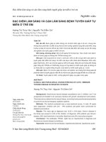 ĐẶC ĐIỂM LÂM SÀNG VÀ CẬN LÂM SÀNG BỆNH TUYẾN GIÁP TỰ MIỄN Ở TRẺ EM 10 ĐIỂM