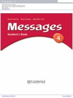 messages 4 students book
