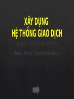 xây dựng hệ thống giao dịch
