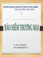 bảo hiểm thương mại bài 7 bảo hiểm hỏa hoạn
