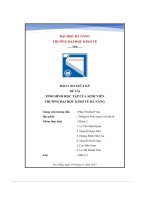 tiểu luận đề tài tình hình học tập của sinh viêntrường đại học kinh tế đà nẵng