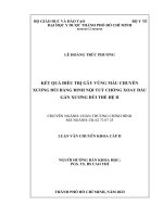 kết quả điều trị gãy vùng mấu chuyển xương đùi bằng đinh nội tủy chống xoay đầu gần xương đùi thế hệ ii