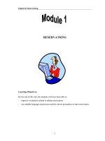 Bài giảng tiếng anh chuyên ngành khách sạn (sht)   hm25  Đại học mở hà nội