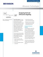 Pw 8  designing parts for ultrasonic degating