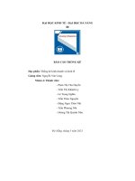 tiểu luận khảo sát về việc làm thêm của sinh viên trường đại học kinh tế đại học đà nẵng