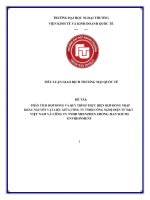 TIỂU LUẬN GIAO DỊCH THƯƠNG MẠI QUỐC TẾ PHÂN TÍCH HỢP ĐỒNG VÀ QUY TRÌNH THỰC HIỆN HỢP ĐỒNG NHẬP KHẨU NGUYÊN VẬT LIỆU GIỮA CÔNG TY TNHH CÔNG NGHỆ ĐIỆN TỬ H&T VIỆT NAM VÀ CÔNG TY TNHH SHENZHEN ZHONG JIAN SOUTH  ENVIRONMENT