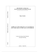 nghiên cứu công nghệ lte và các giải pháp áp dụng triển trai lte trên mạng lưới mobifone