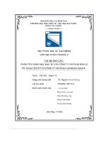 tiểu luận phân tích danh mục đầu tư của công ty cổ phần bán lẻ kỹ thuật số fpt và công ty cổ phần tập đoàn gelex