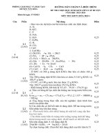ĐỀ THI HỌC SINH GIỎI KHOA HỌC TỰ NHIÊN 8- PHẦN KIẾN THỨC HÓA HỌC NĂM HỌC 2023- 2024