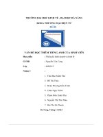 tiểu luận vấn đề học thêm tiếng anh của sinh viên