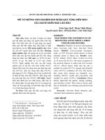 MÔ TẢ NHỮNG TRẢI NGHIỆM KHI NHẬN QUÀ TẶNG HIẾN MÁU CỦA NGƯỜI HIẾN MÁU LẦN ĐẦU