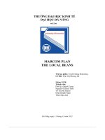 tiểu luận marcom plan the local beans