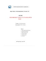 (Tiểu Luận) Thẩm Định Dự Án Đầu Tư Chủ Đề Thẩm Định Dự Án Đầu Tư Cửa Hàng Bánh Ngọt.pdf
