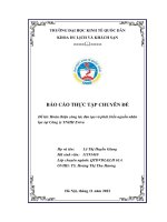 Chuyên đề thực tập: Hoàn thiện công tác đào tạo và phát triển nguồn nhân lực tại Công ty TNHH Eviva