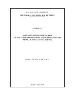Luận văn thạc sĩ khoa học: Nghiên cứu phương pháp xác định các nguyên tố đất hiếm trong quặng bằng quang phổ phát xạ Plasma cảm ứng (ICP-OES)
