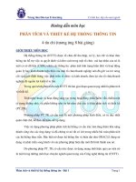 Bài giảng phân tích và thiết kế hệ thống tt   it12   Đại học mở hà nội