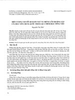 HIỆN TƯỢNG CHUYỂN DI NGÔN NGỮ VÀ NHỮNG LỖI THƯỜNG GẶP CỦA HỌC VIÊN TRUNG QUỐC TRONG QUÁ TRÌNH HỌC TIẾNG VIỆT 10 ĐIỂM