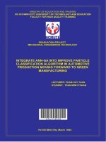 integrate ann ga into improve particle classification algorithm in automotive production moving forward to green manufacturing