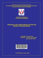 research air conditioning system and design teaching model