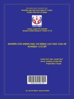 nghiên cứu động học và động lực học của xe avanza 1 5 e mt