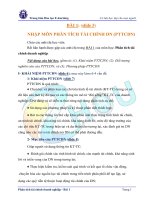 Bài giảng phân tích tài chính doanh nghiệp   bf08   Đại học mở hà nội