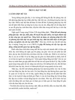 khóa luận tốt nghiệp giáo dục học sử dụng các phương pháp dạy học tích cực trong giảng dạy địa lí ở trường thcs