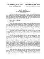 HƯỚNG DẪN KẾT NẠP ĐOÀN VIÊN MỚI NĂM 2023