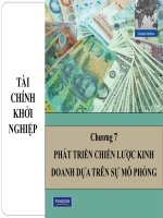 [ BÀI GIẢNG TÀI CHÍNH KHỞI NGHIỆP ]  PHÁT TRIỂN CHIẾN LƯỢC KINH DOANH DỰA TRÊN SỰ MÔ PHỎNG