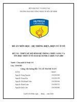 Đồ án Điện, điện tử ô tô