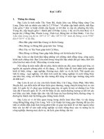 GIỚI THIỆU TỈNH BẠC LIÊU VÀ TRIỂN VỌNG PHÁT TRIỂN