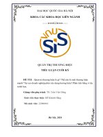 quản trị thương hiệu là gì thế nào là một thương hiệu mạnh tại sao doanh nghiệp phải xây dựng hương hiệu phân tích bằng ví dụ minh họa
