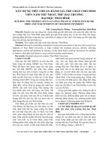 KẾT QUẢ NGHIÊN CỨU VỀ GIÁO DỤC THỂ CHẤT VÀ THỂ THAO TRƯỜNG HỌC