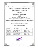 kế toán tiền lương và các khoản trích theo lương tại công ty cổ phần công nghệ thực phẩm thái bình dương