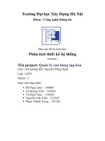 báo cáo đồ án môn học phân tích thiết kế hệ thống giai đoạn 1 quản lý cửa hàng tạp hóa