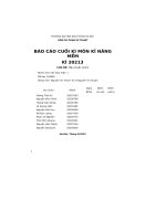 báo cáo cuối kì môn kĩ năng mềm chủ đề mâu thuẫn nhóm