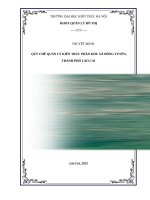 thuyết minh quy chế quản lý kiến trúc phân khu xã đồng tuyển thành phố lào cai
