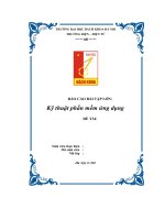 báo cáo bài tập lớn kỹ thuật phần mềm ứng dụng â