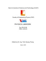 faculty of engineering physics fep physics labwork