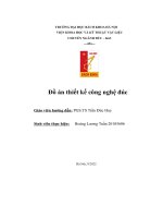 đồ án thiết kế công nghệ đúc