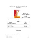 bài tập lớn thiết bị đo y sinh đề tài sắc ký khí