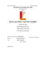 báo cáo thực tập tốt nghiệp công ty cổ phần chăn nuôi cp nhà máy chế biến sản phẩm thịt hà nội