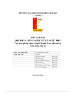 bài tập dài tìm hiểu phần mềm visual model q và phân tích trên miền tần số