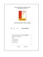 phân tích tình hình tài chính công ty cổ phần nhựa hà nội