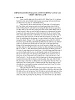 chính sách đối ngoại của mỹ với đông nam á sau