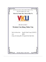 đồ án cơ sở 2 website cửa hàng thiên văn