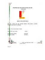 báo cáo đồ án ii thiết kế hệ thống băng cân định lượng trong nhà máy xi măng